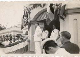 'Brazzaville 1941
Gal de Gaulle
Eboué et Sicé'