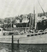 Ma Gondole, chalutier sur lequel j'ai embarqué depuis Douarnenez, le 20 juin 1940
